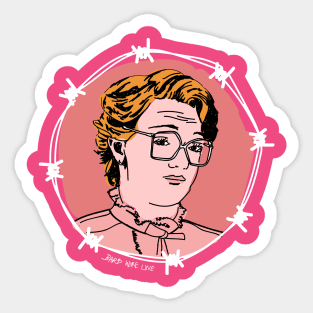 Barb Wire Love Sticker